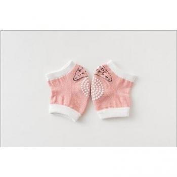 Chaussettes de sécurité en coton avec protection pour les genoux des bambins