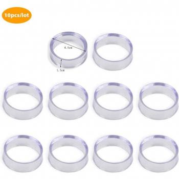 10Pcs Acrylic Crystal Ball Display Pedestal