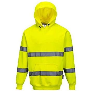 Portwest Yellow Hi Vis Hooded Sweatshirt 2XL