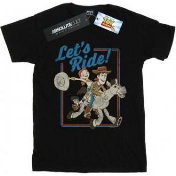 T-shirt pour filles Disney Toy Story 4 Let's Ride en coton