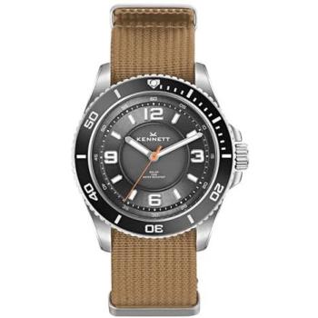 Kennett Solaxplorer Solar Gearwatch for Men – Beige Fabric Strap