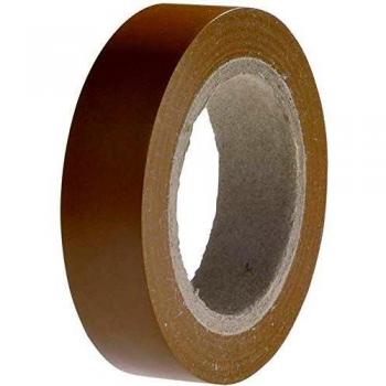 Hellermann Tyton HTAPE‑FLEX15‑15x10 10m PVC Marron Ruban pour Bouchons et Assemblages