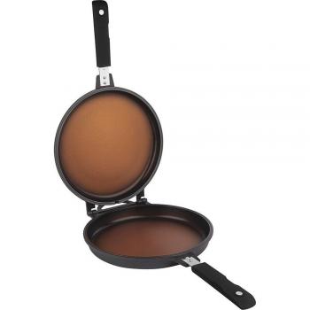 Asador San Ignacio Doble Redondo 26cm Aluminio Fundido
