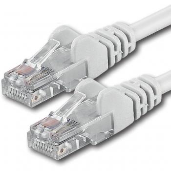 Cable Ethernet 20m blanco con conectores RJ45 CAT6 1 pieza