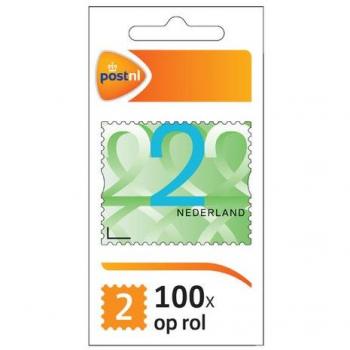 Postzegels NL Waarde 2 Zelfklevend Rol (100x)