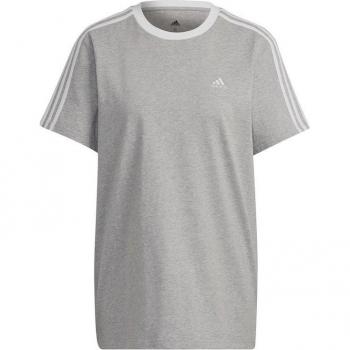 Maglietta corta Adidas 3 Stripes medium grey