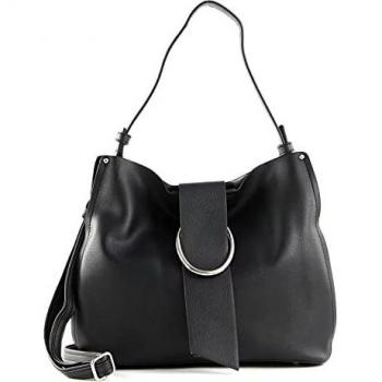 Vejle Premium-Seide-Schulterkoffer 30 cm in Schwarz