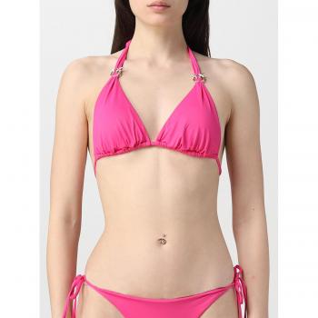Pinko costume da bagno top fucsia donna taglia XS in tecno jersey stretch