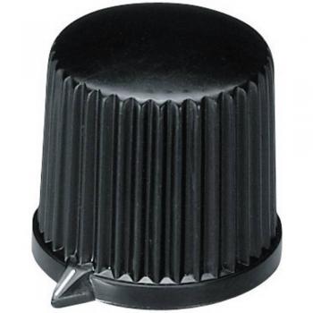 Manopola rotativa nera con indicatore 20.7 mm x 19.7 mm 1 pz
