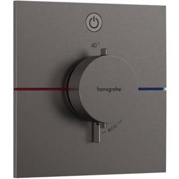 Hansgrohe ShowerSelect Comfort E Thermostat UP 15571340, Brushed Black Chrome, für 1 Verbraucher