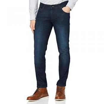 Bugatti Herren 5-Pocket Power Stretch Jeans Dunkelblau