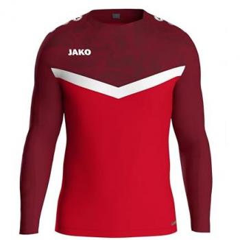 JAKO Iconic Kinderpullover Rot, Größe 128