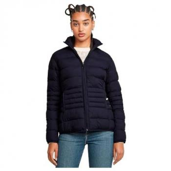G-STAR Light Weight PDD Steppjacke mit Logo‑Stickerei am Ärmel – Damen, S, blau