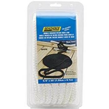 Seachoice Double-Braid Pre-Shrunk Heat Stabilized Dock Line