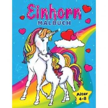 Einhorn Malbuch: für Kinder von 4-8 Jahren