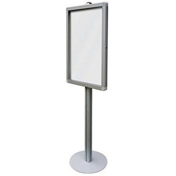 Vitrina de información exterior 6xA4 con soporte