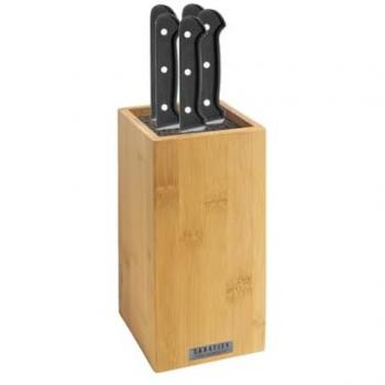 Sabatier Block – 5 pièces, taille unique, bambou