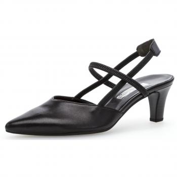 Gabor Damen Sommerschuhe mit Sling 81.554.27 Schwarz (Schwarz) UK 7