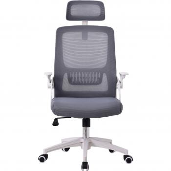 Nest Dream – Chaise de travail avec support tête, teinte Lago gris clair