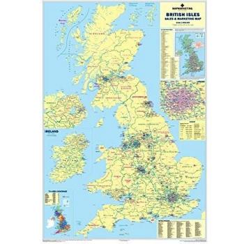British Market Navigator – Laminated Wall Map