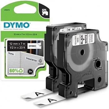 DYMO D1 Double Black Label Sheets
