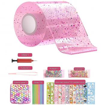 Kit Infantil de Cinta Nano Rosa con Tutorial de Burbuja