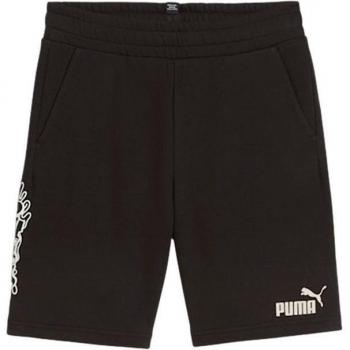 Pantalones Puma Ess+ Mid 90s Negro Kids (modelo 679247-01)