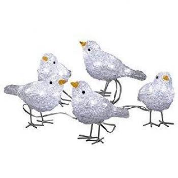 Décoration extérieure LED Quintette d'oiseaux Konstsmide Christmas