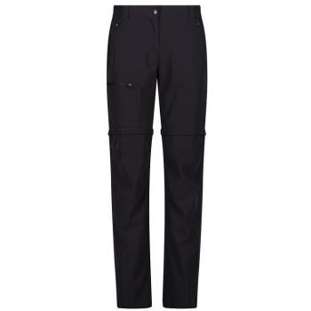 Pantaloni convertibili CMP Zip Off – colore nero carbone – taglia S