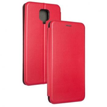 Cover Magnetica Rossa per Xiaomi Redmi Note 9T Pro con Slot per Carte