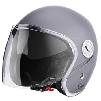 Casco Stormer Jet tono gris metálico