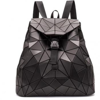 Weiblicher Rucksack mit holographischem Muster