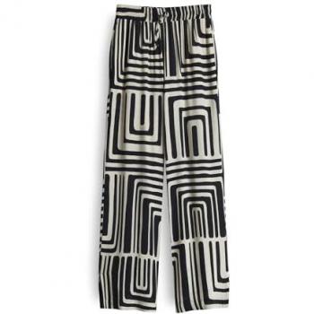 MALOTTA Pantalon Beige Abstrait