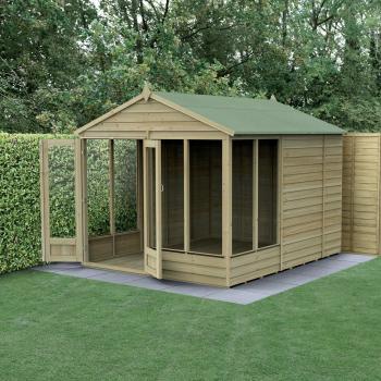 10' x 8' Forest 4Life Double Door Apex Summer House