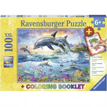 Ravensburger 13697: Bunte Meerjungfrauen-Puzzle – 100 Teile