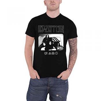 Led Zeppelin Black Icon Logo T-Shirt