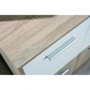 Buffet de salón Inter Link Ischia A2 – color blanco y roble