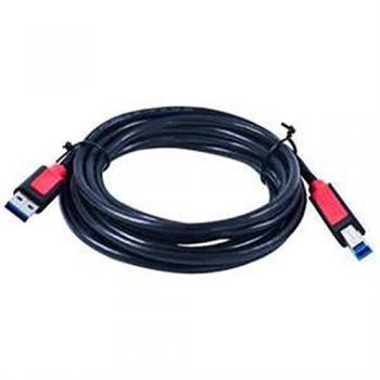 USB‑Crossover 21 s215276 3 m, Schwarz, USB‑B auf USB‑A