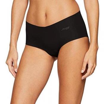 Sloggi Damen Zero Cotton Short Panties, Schwarz, XS