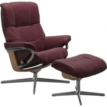 Stressless® Mayfair Relaxsessel, Cross Base, Größen S, M & L, Eichenholz