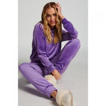 Hunkemöller Top Violeta de Terciopelo