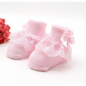 Newborn Baby Girls Lace Socks