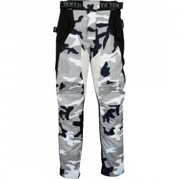Men’s Grey Camouflage Bike Riding Trousers – Texspeed Waterproof Protection