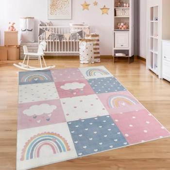 Paco Home Kinderteppich Eliz 396, rechteckig, Höhe: 12 mm