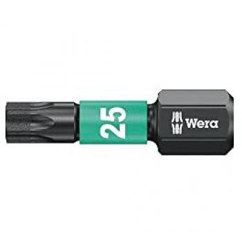Wera Bit-Set Impaktor Torx TX25, 1/4 Zoll C 6,3, 10 Teile