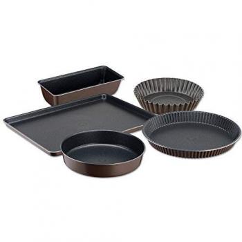 Tefal Perfectbake Set de 5 Moules à Gâteau Antiadhésifs