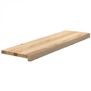 Treppenstufenmatte aus Eiche 90x30 cm 16 Stk