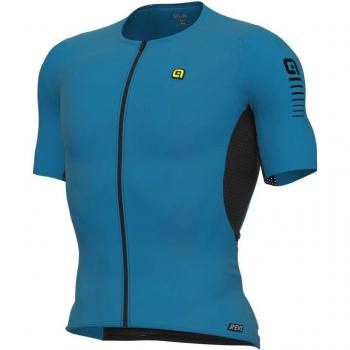 Maillot Alé R-EV1 Race Corto Turquesa y Negro