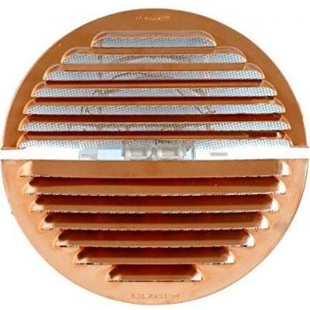 First Plast : Grille de ventilation Ronde Ø150 mm – Cuivre à clipser