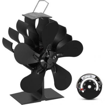 Ventilador de 5 aspas para chimenea